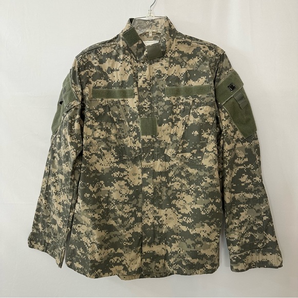 Army Combat Uniform Coat, Digital Camo Men's Regular Small - Picture 1 of 14